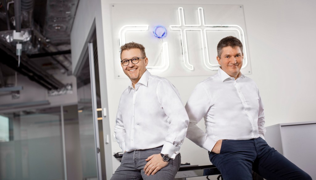 OTB Ventures co-founders and managing partners Adam Niewinski (left) and Marcin Hejka in Warsaw in 2020
